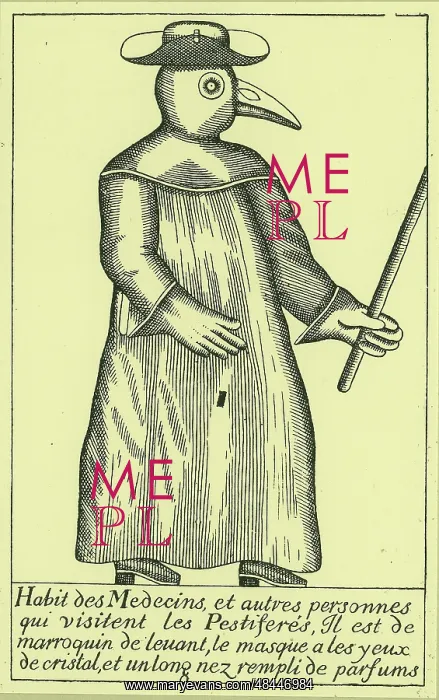 : Physician in protective clothing during an outbreak : Physician in protective clothing during an outbreak