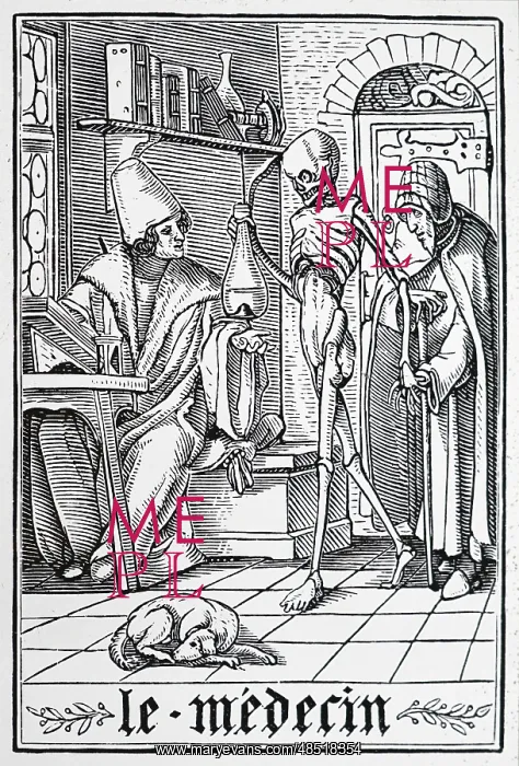 : The Physician visited by Death : The Physician visited by Death
