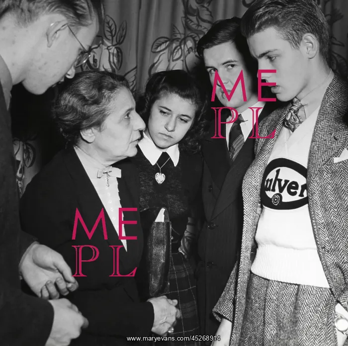 : Physicist Lise Meitner meets the finalists in the : Physicist Lise Meitner meets the finalists in the