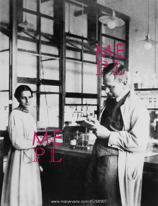 : Physicist Lise Meitner and radiochemist Otto Hahn : Physicist Lise Meitner and radiochemist Otto Hahn