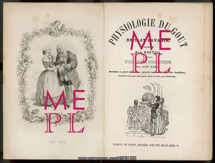 : PHYSIOLOGIE DU GOUT 1925 : PHYSIOLOGIE DU GOUT 1925