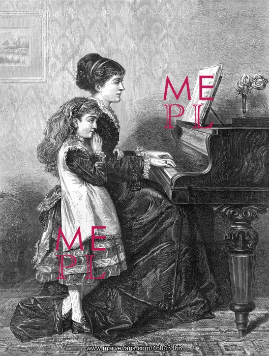 : At the piano by G. Kilburne : At the piano by G. Kilburne