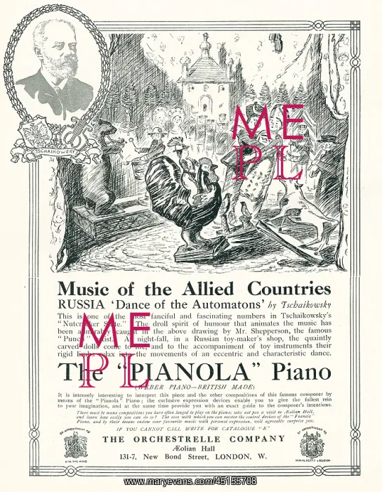 : The Pianola Advertisement : The Pianola Advertisement