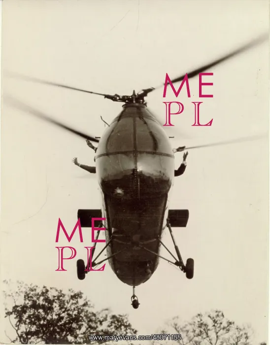 : Piasecki XHUP-1 hovering ~hands-off on the automatic pilot : Piasecki XHUP-1 hovering ~hands-off on the automatic pilot
