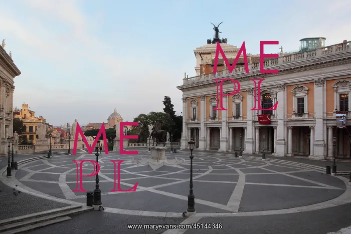 : Piazza del Campidoglio, Rome, Italy : Piazza del Campidoglio, Rome, Italy