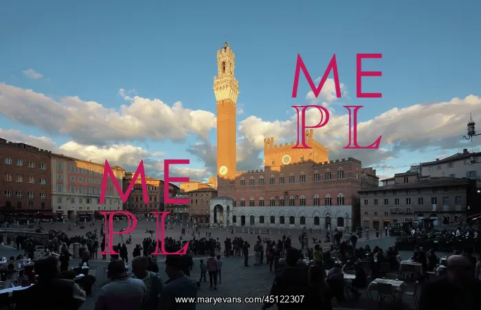 : Piazza del Campo and Palazzo Pubblico, Siena, Tuscany, Italy : Piazza del Campo and Palazzo Pubblico, Siena, Tuscany, Italy