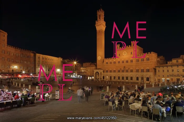 : Piazza del Campo and Palazzo Pubblico, Siena, Tuscany, Italy : Piazza del Campo and Palazzo Pubblico, Siena, Tuscany, Italy