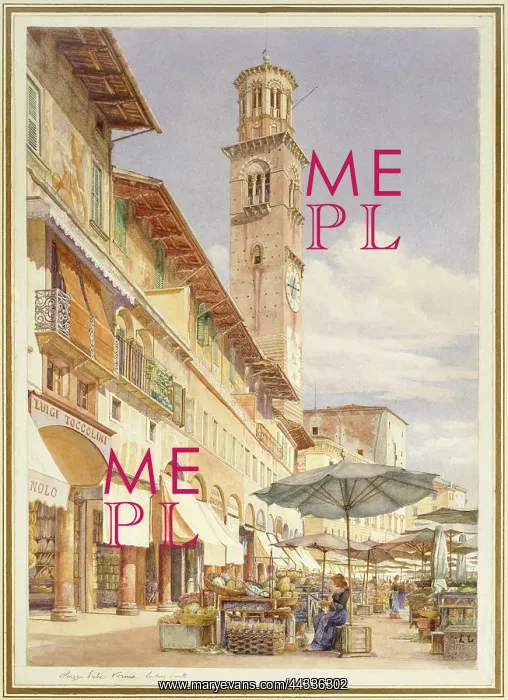  : Piazza Erbe Verona, looking South