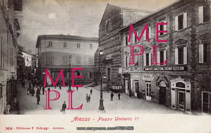 : Piazza Umberto I, Arezzo, Italy : Piazza Umberto I, Arezzo, Italy