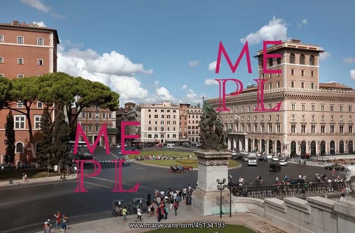 : Piazza Venezia, Rome, Italy : Piazza Venezia, Rome, Italy