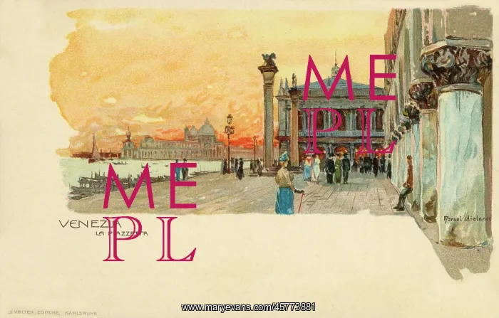 : The Piazzetta, Venice, Italy : The Piazzetta, Venice, Italy