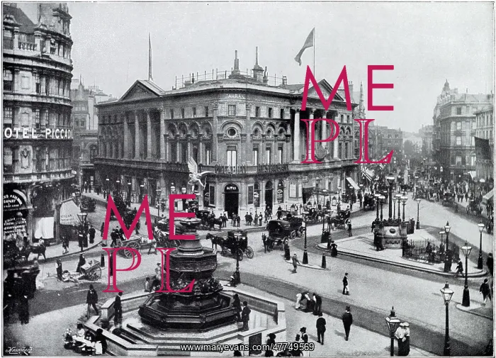 : Piccadilly Circus, London 1896 : Piccadilly Circus, London 1896