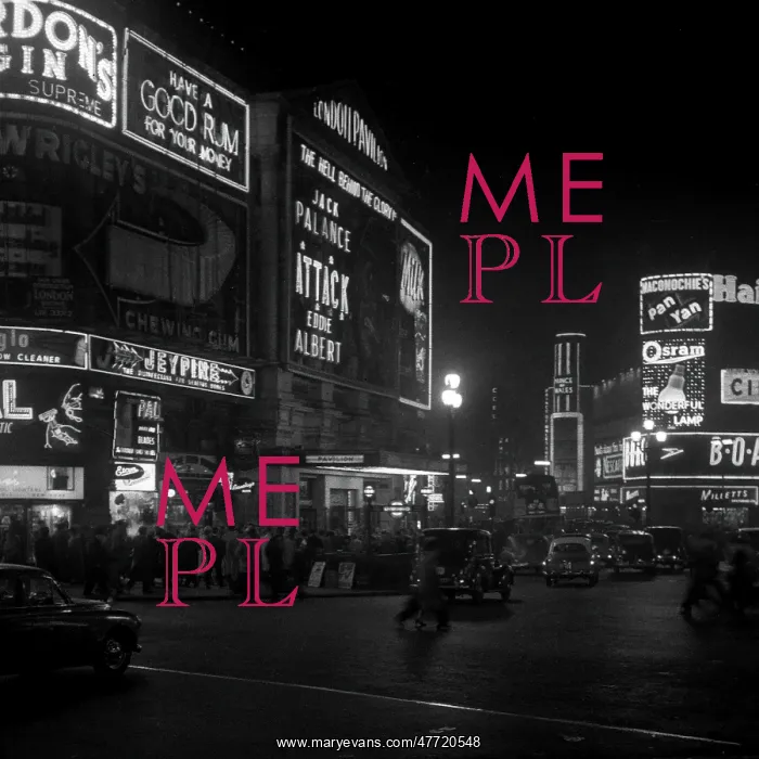 : Piccadilly Circus at night, London : Piccadilly Circus at night, London