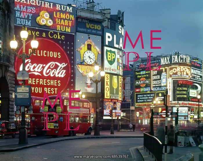  : Piccadilly Circus by night, London