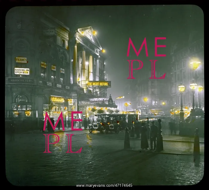  : PICCADILLY / LANTERN SLIDE