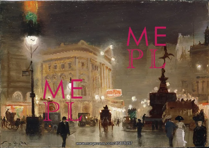 : Piccadilly ' at night : Piccadilly ' at night
