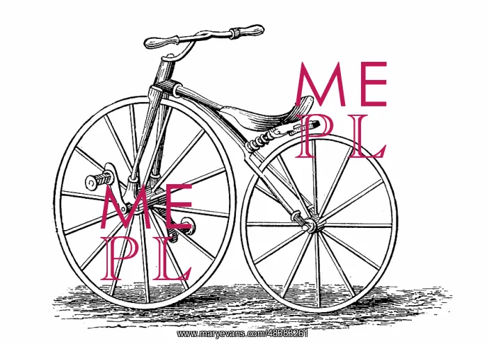 : Pickering's crank-pedal driven bicycle, an American : Pickering's crank-pedal driven bicycle, an American