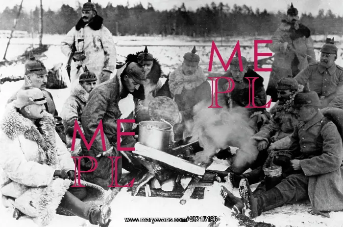 : Picket in the Pinsk Marshes, 1916 : Picket in the Pinsk Marshes, 1916