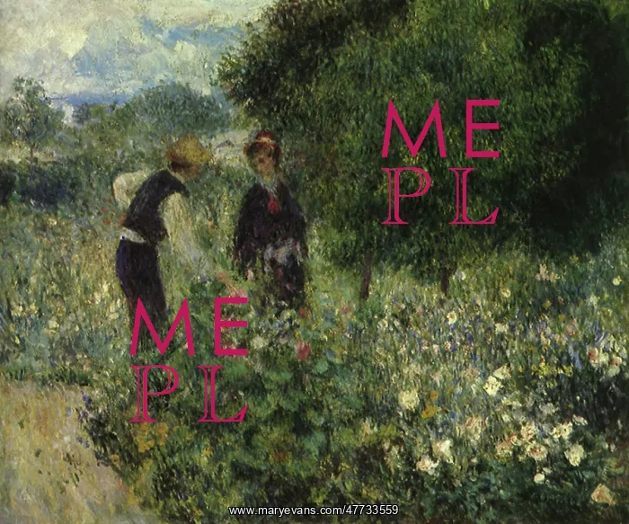  : Picking Flowers, by Renoir