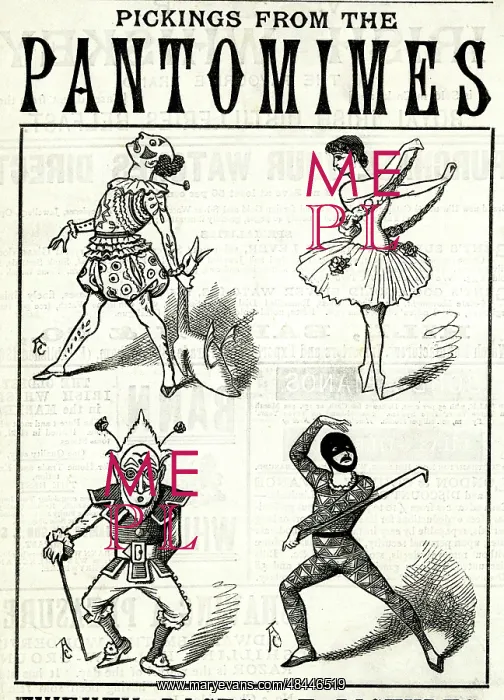: Pickings from the Pantomimes, Judy magazine : Pickings from the Pantomimes, Judy magazine
