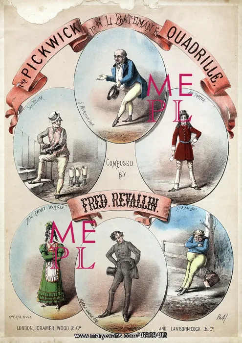 : The Pickwick Quadrille by Fred Revallin : The Pickwick Quadrille by Fred Revallin