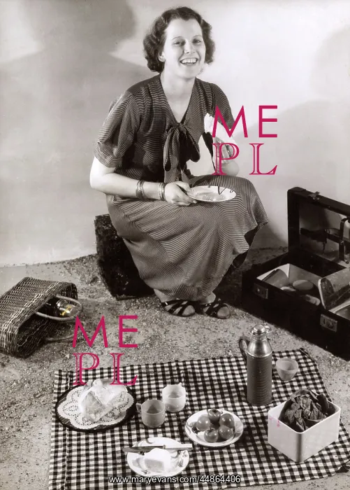 : PICNIC FOR ONE 1930S : PICNIC FOR ONE 1930S