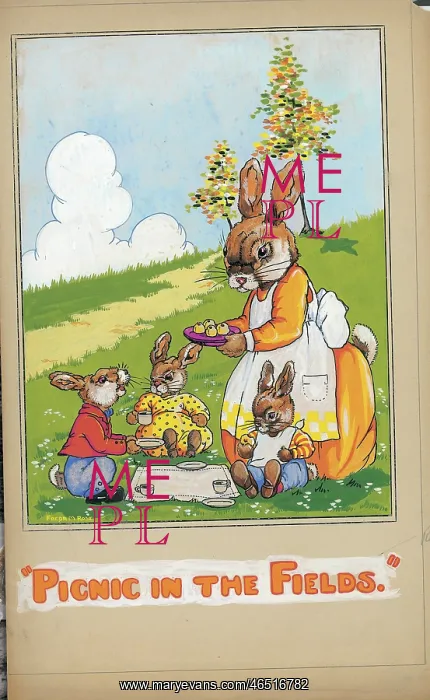 : Picnic in the fileds - Rabbits : Picnic in the fileds - Rabbits
