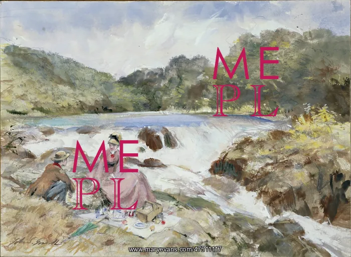 : Picnic by the Waterfall : Picnic by the Waterfall