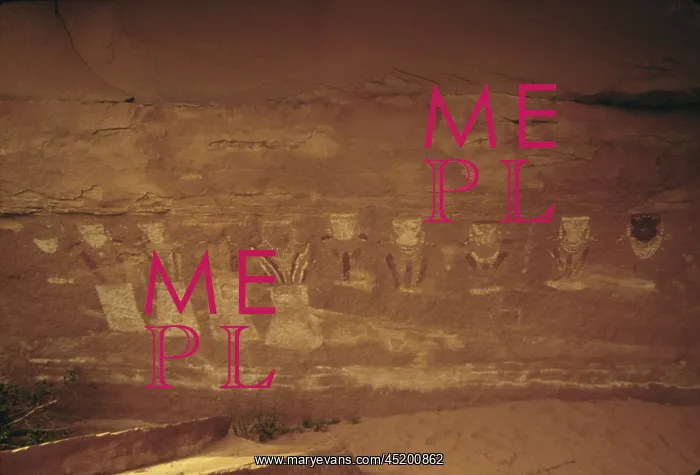 : Pictographs called the Thirteen Faces in ? : Pictographs called the Thirteen Faces in ?