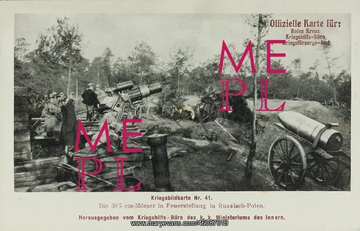 : Picture postcard. First World War : Picture postcard. First World War