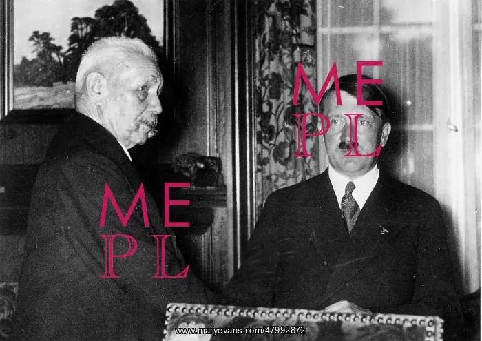 : Our picture shows the last joint record of Adolf Hitler : Our picture shows the last joint record of Adolf Hitler