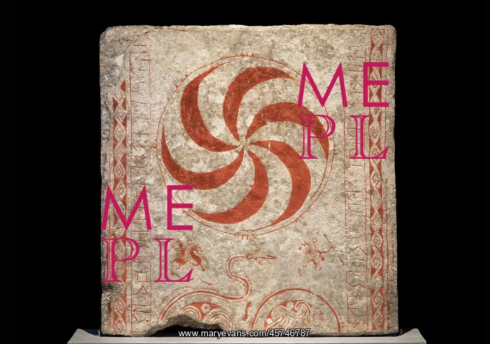 : Picture stone, Gotland Museum, Visby, Gotland, Sweden : Picture stone, Gotland Museum, Visby, Gotland, Sweden
