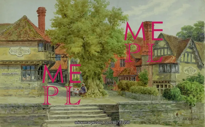 : Picturesque scene at Penshurst, Kent : Picturesque scene at Penshurst, Kent