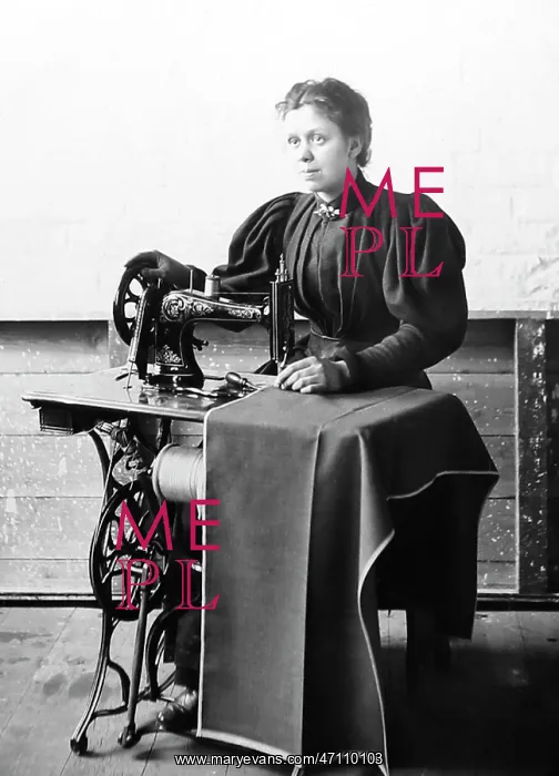 : Piece numbering in a woollen mill in Bradford : Piece numbering in a woollen mill in Bradford