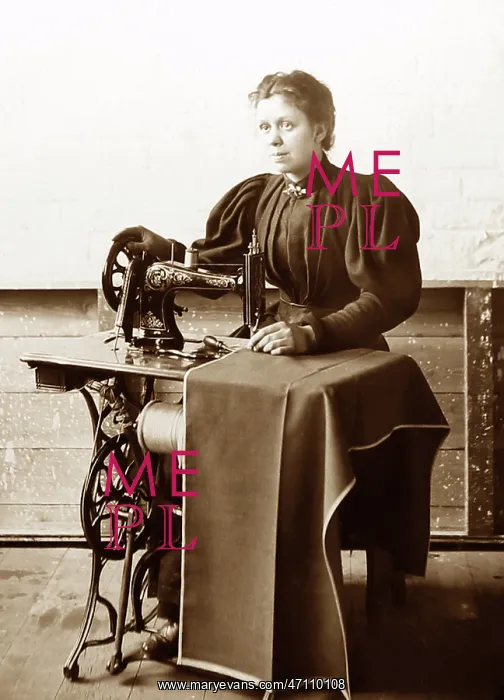 : Piece numbering in a woollen mill in Bradford : Piece numbering in a woollen mill in Bradford