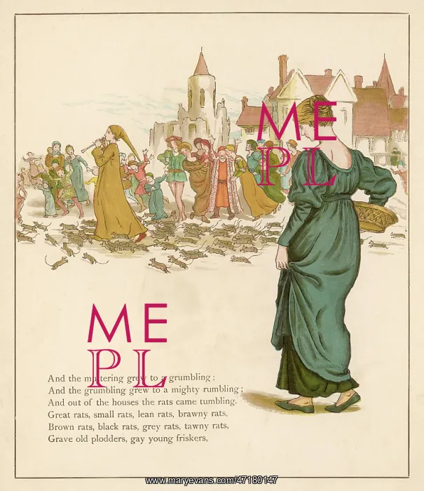 : Pied Piper - Greenaway - Rat : Pied Piper - Greenaway - Rat