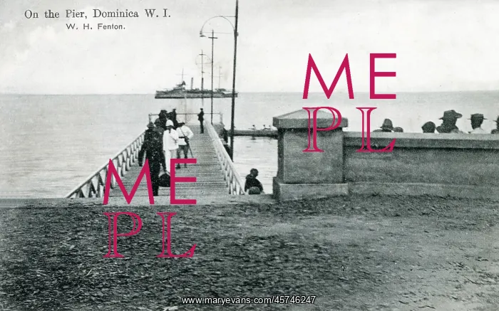 : On the Pier, Dominica, Caribbean : On the Pier, Dominica, Caribbean