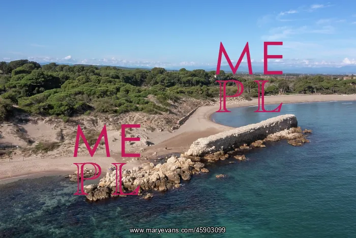 : Pier, Empuries, Catalonia, Spain : Pier, Empuries, Catalonia, Spain