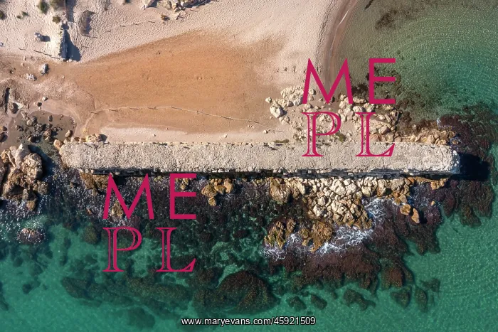 : Pier, Empuries, Catalonia, Spain : Pier, Empuries, Catalonia, Spain