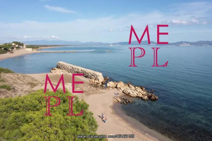 : Pier, Empuries, Catalonia, Spain : Pier, Empuries, Catalonia, Spain