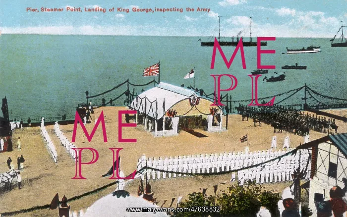 : Pier, landing of King George V, Aden : Pier, landing of King George V, Aden