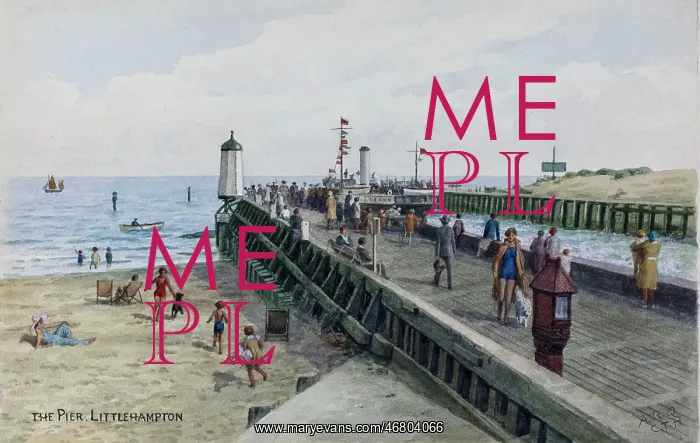 : Pier at Littlehampton, Sussex : Pier at Littlehampton, Sussex