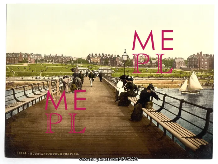 : From the pier, New Hunstanton, England : From the pier, New Hunstanton, England