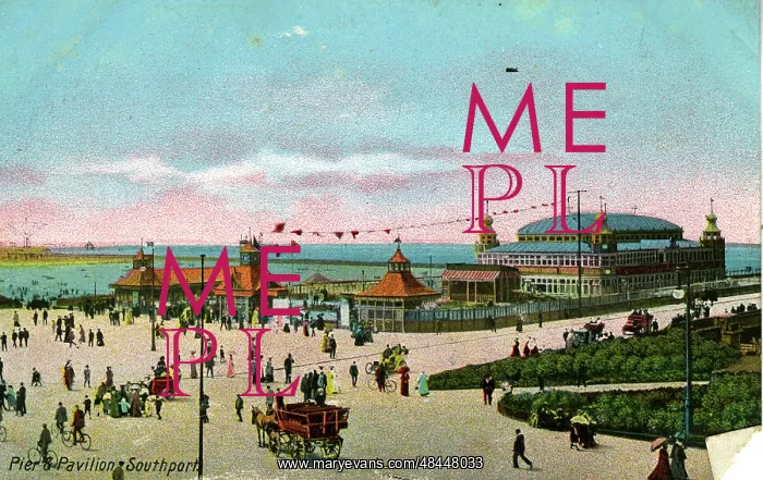: Pier & Pavilion, Southport, Lancashire : Pier & Pavilion, Southport, Lancashire