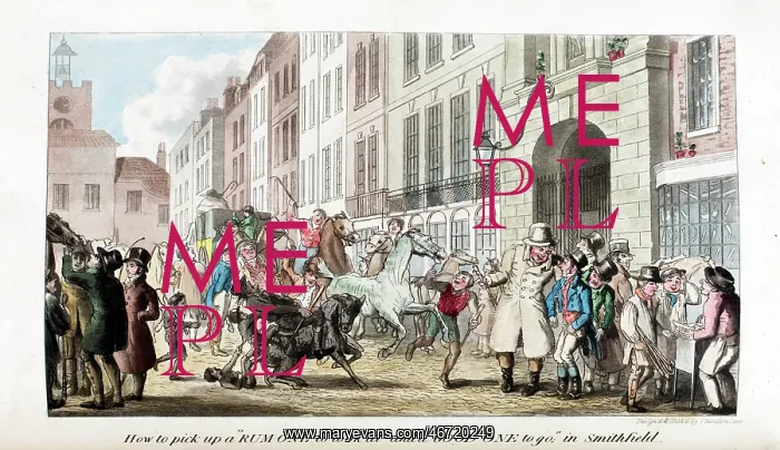 : Pierce Egan's Anecdotes: decrepid horses at Smithfield : Pierce Egan's Anecdotes: decrepid horses at Smithfield