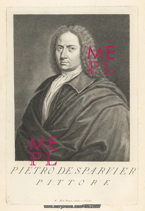 : Pierre Esparvier, French painter, 1663-1731 : Pierre Esparvier, French painter, 1663-1731