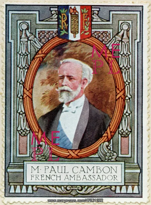 : Pierre Paul Cambon / Stamp : Pierre Paul Cambon / Stamp