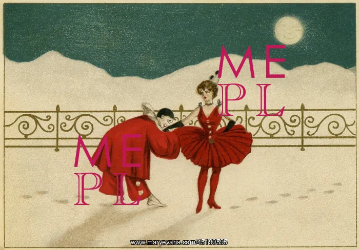  : Pierrot & pierette in red