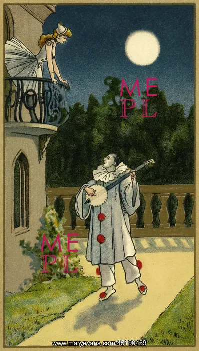  : Pierrot serenading pierrette