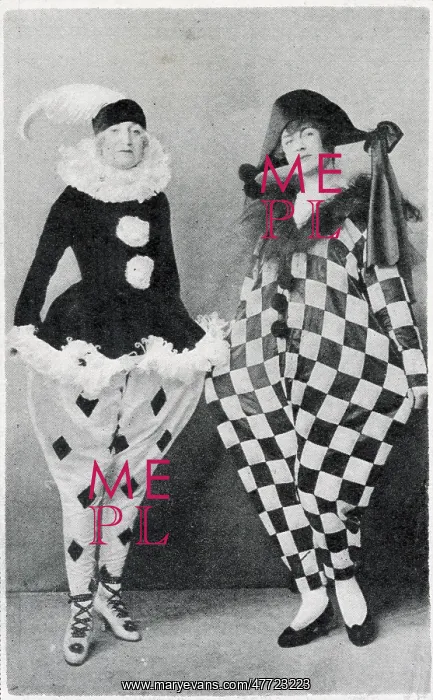 : Pierrots at the Dazzle Ball at the Albert Hall, 1919 : Pierrots at the Dazzle Ball at the Albert Hall, 1919